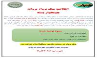   پیک پرواز آفت پروانه چوبخوار پسته در مه‌ولات