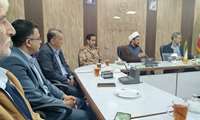 نشست هماهنگی رژه کاروان تراکتورهای بخش کشاورزی تایباد برای حضور در میدان 