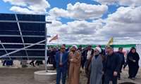نیروگاه خورشیدی ۸۲کیلوواتی دارین در سبزوار افتتاح شد