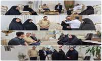 دیدار مدیر امور مالی سازمان جهاد کشاورزی خراسان رضوی با آزادگان و جانبازان جهادگر گناباد