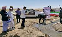 افتتاح پروژه کانال‌کشی قنوات روستای نیازآباد در هفته دولت؛ گامی مؤثر در صیانت از منابع آب خواف