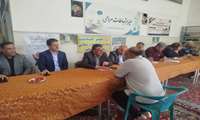 استقرار میز خدمت مسئولان شهرستان میان‌جلگه در میعادگاه نماز جمعه