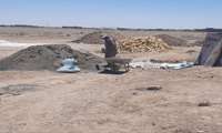 قاطعیت جهاد کشاورزی در صیانت از اراضی ملی/ عملیات ۲ تغییر کاربری غیرمجاز در روستای قنبرآباد گناباد متوقف شد