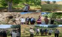  بازدید مدیر جهاد کشاورزی جغتای از قنوات روستای زرقان؛ بررسی مشکلات بهره‌برداران و تأکید بر حفظ منابع پایدار آب