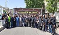 عزاداری باشکوه خانواده بزرگ جهاد کشاورزی نیشابور در روز تاسوعای حسینی