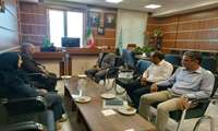 دیدار مدیر و کارکنان جهاد کشاورزی با مسئولان قوه قضائی شهرستان گلبهار 