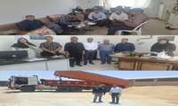 بازدید کارشناسان جهاد کشاورزی چناران از مراکز خرید گندم با هدف نظارت بر خرید تضمینی