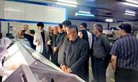  بازدید مسئولان از دو مرکز مجهز پسته‌پاک‌کنی صادراتی در خوشاب