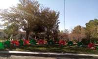 آذین‌بندی محیط اداره کشاورزی سبزوار به مناسبت هفته دفاع مقدس