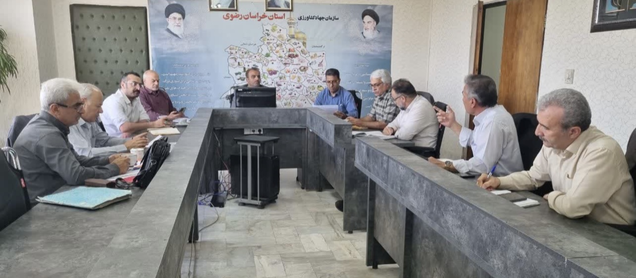 بررسی و تعیین تکلیف املاک جهاد کشاورزی خراسان رضوی در کارگروه استانی