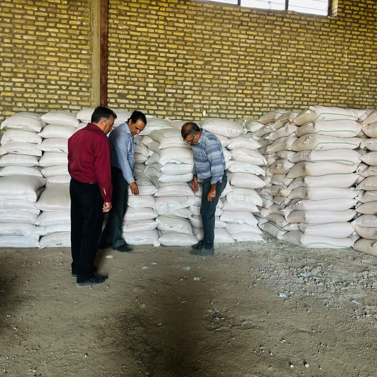 بازدید مدیر جهاد کشاورزی گلبهار از کارگزاری فروش کود و بذر شهرستان