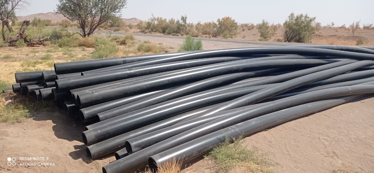 بازدید تیم فنی مدیریت جهاد کشاورزی سبزوار از پروژه انتقال آب با لوله‌ روستای پروند 